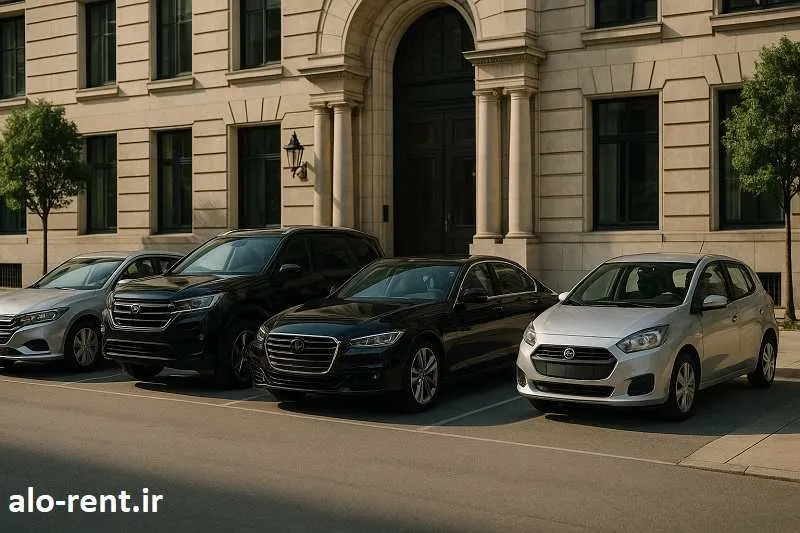 کرایه انواع خودرو